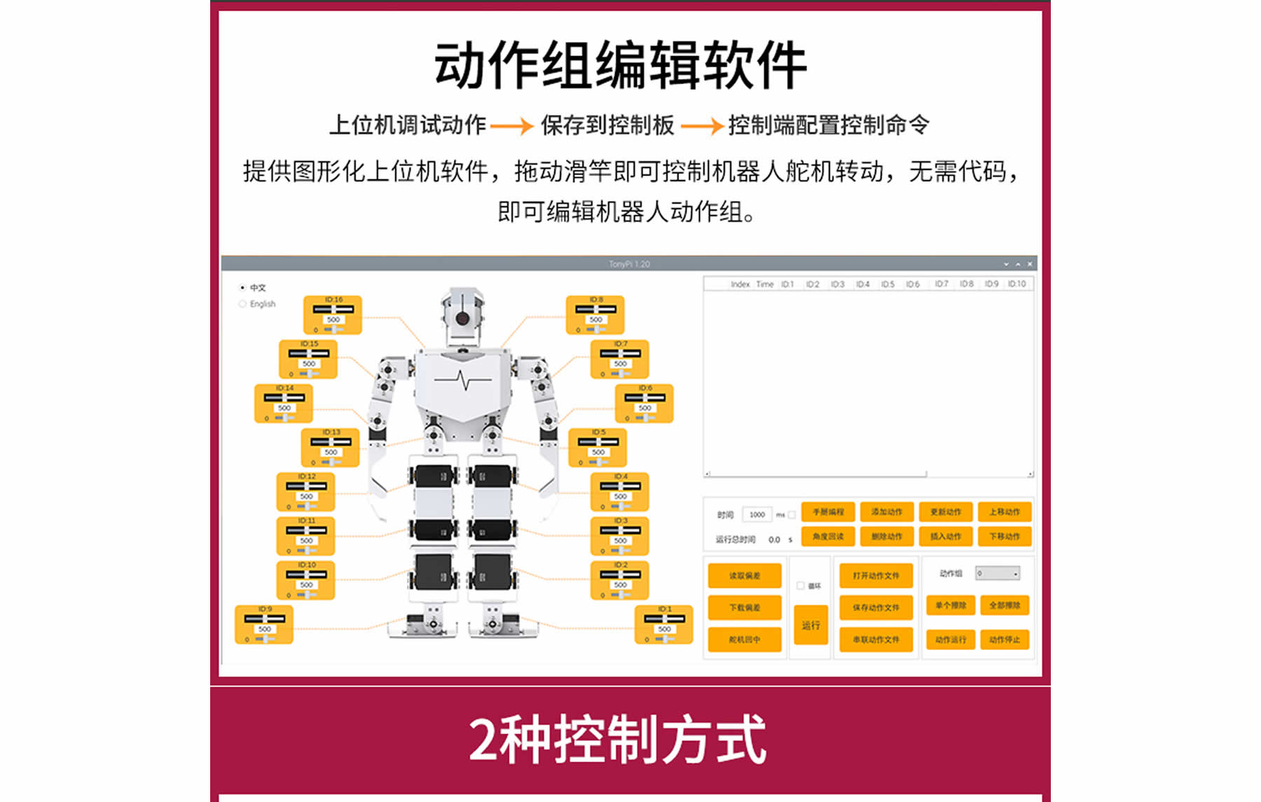 TonyPi 智能视觉人形机器人